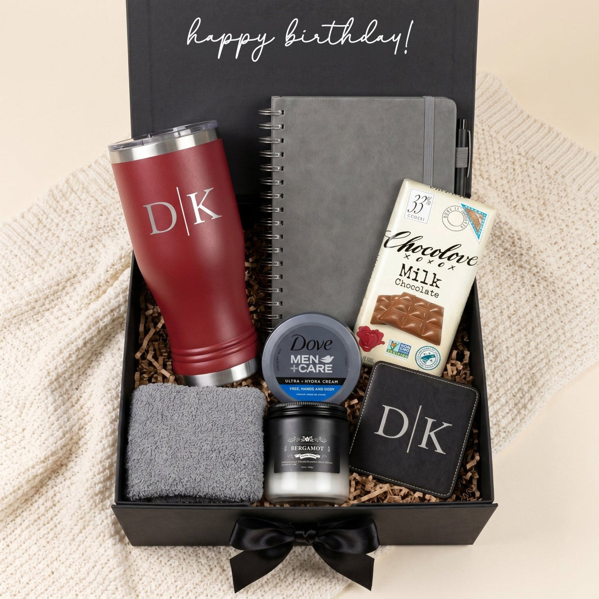 Relax & Recharge Gift Box for Men - the Essentials Edition - Gifts Are Blue
