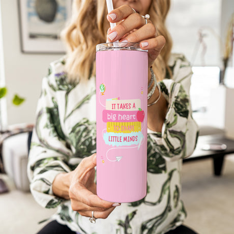 Custom Skinny Tumbler for Teachers with Name Personalization Great Gift for Female Educators.