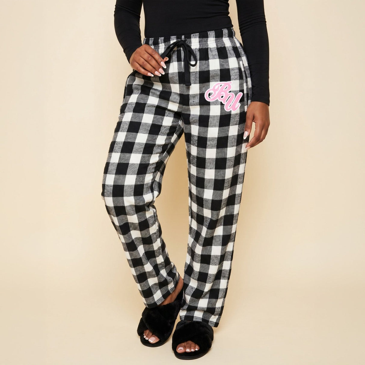 Custom College Pajama Pants for Women, Personalized PJ Pants for College Students - Gifts Are Blue