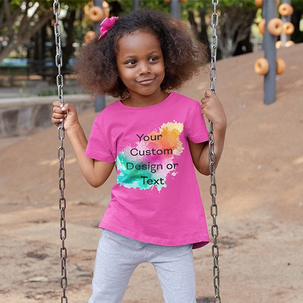 Custom Logo & Text T-Shirts Personalized for Business Teams & Families - Gifts Are Blue