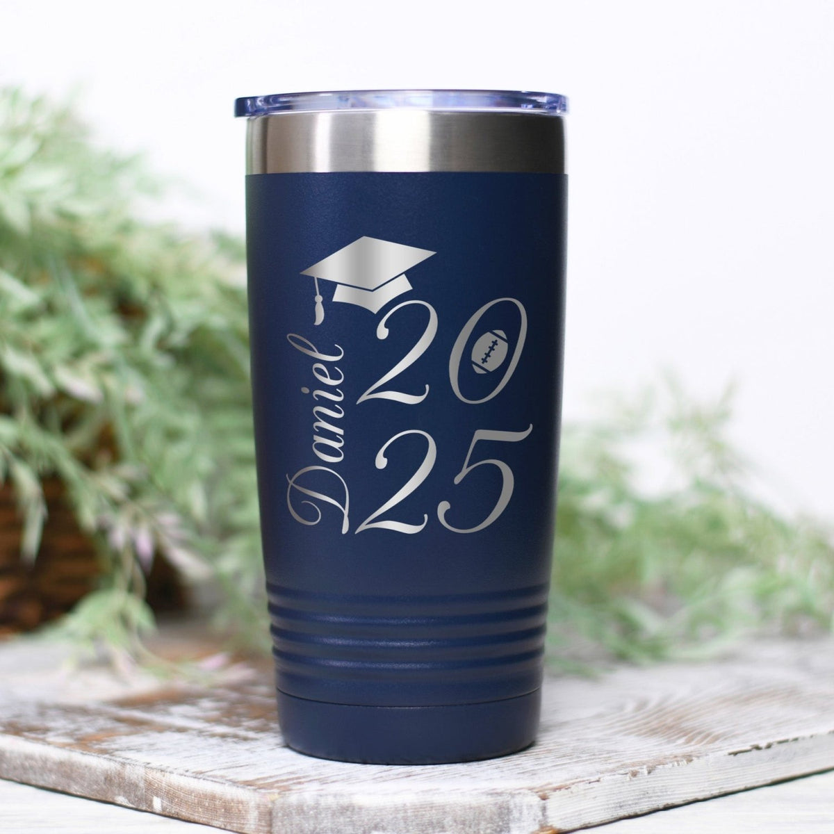 Custom graduation gift for him or her celebrating the Class of 2025 with meaningful personalization and a symbolic touch.
