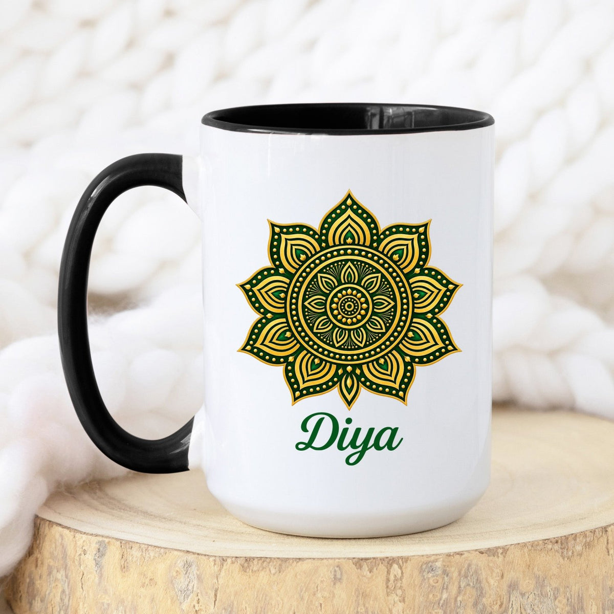 Personalized Diwali Mug with Name - Gifts Are Blue