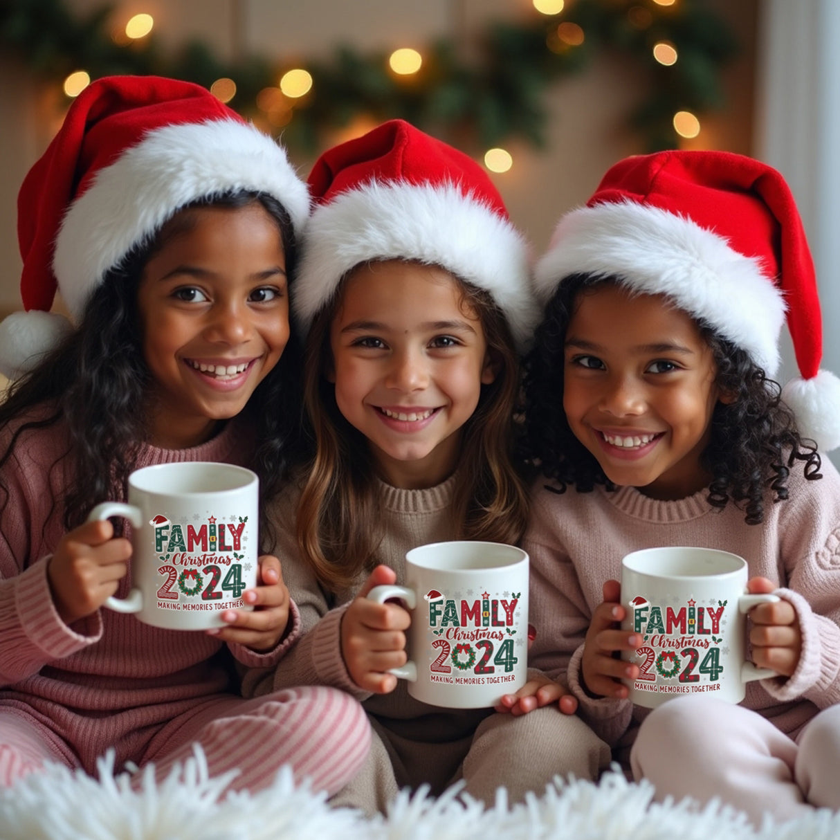 Festive and Colorful Family Christmas 2024 Coffee Mugs for the Holidays
