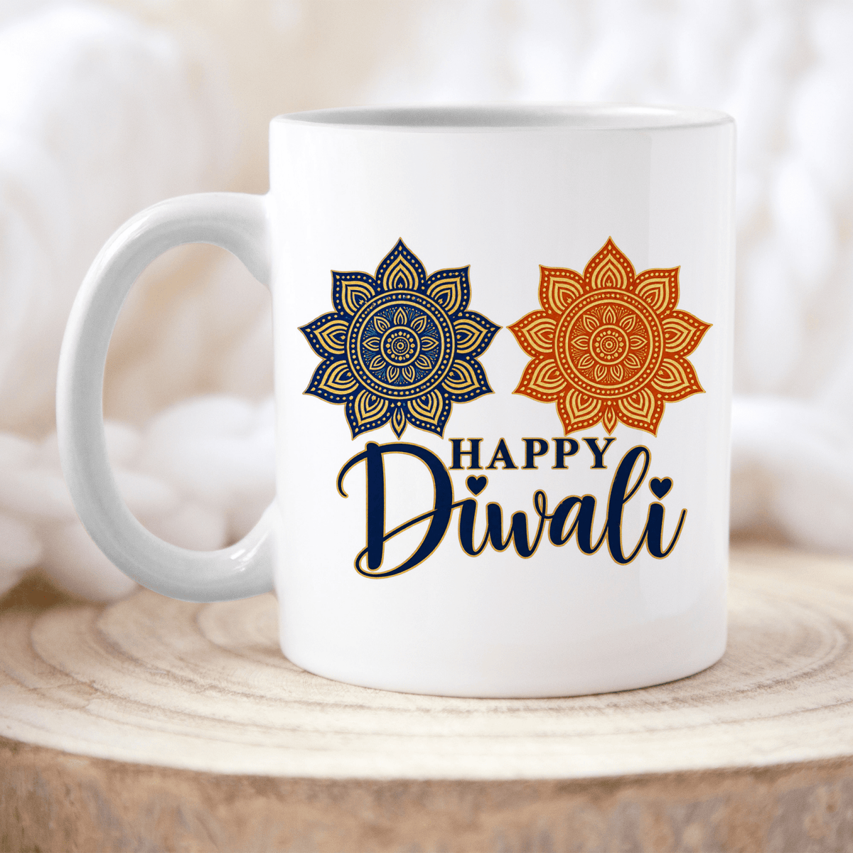 Happy Diwali Coffee Mug – Indian Festival Gift, 11oz & 15oz - Gifts Are Blue