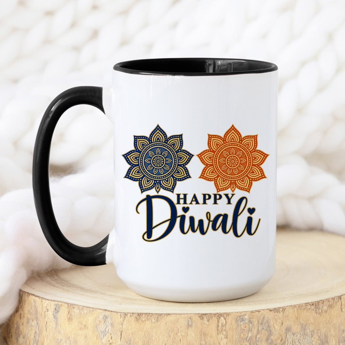 Happy Diwali Coffee Mug – Indian Festival Gift, 11oz & 15oz - Gifts Are Blue