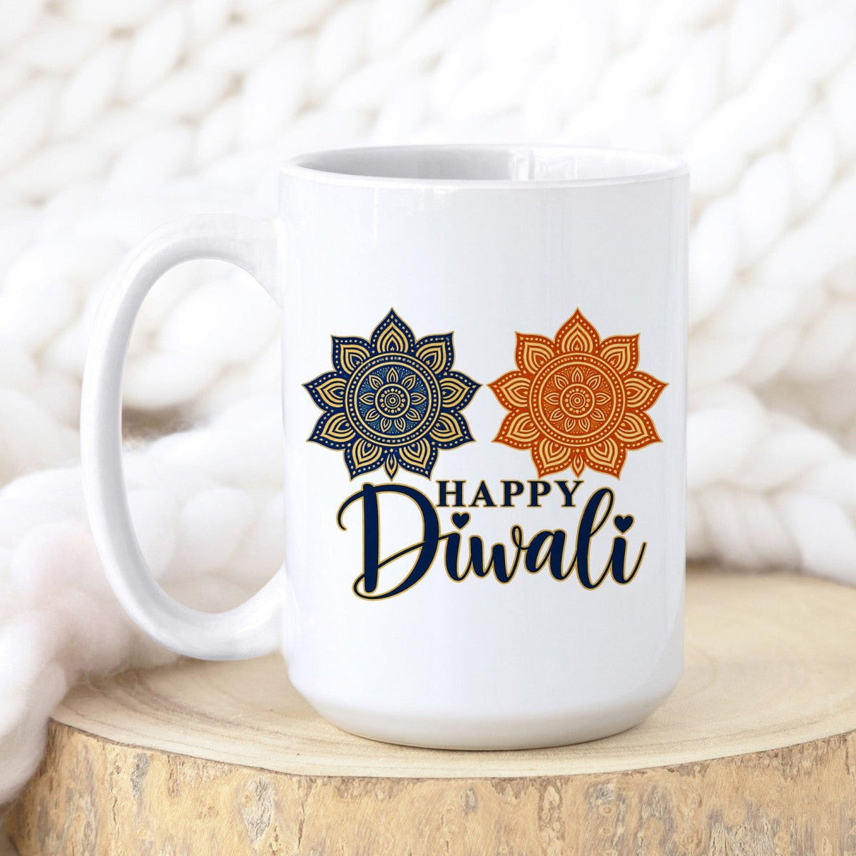 Happy Diwali Coffee Mug – Indian Festival Gift, 11oz & 15oz - Gifts Are Blue