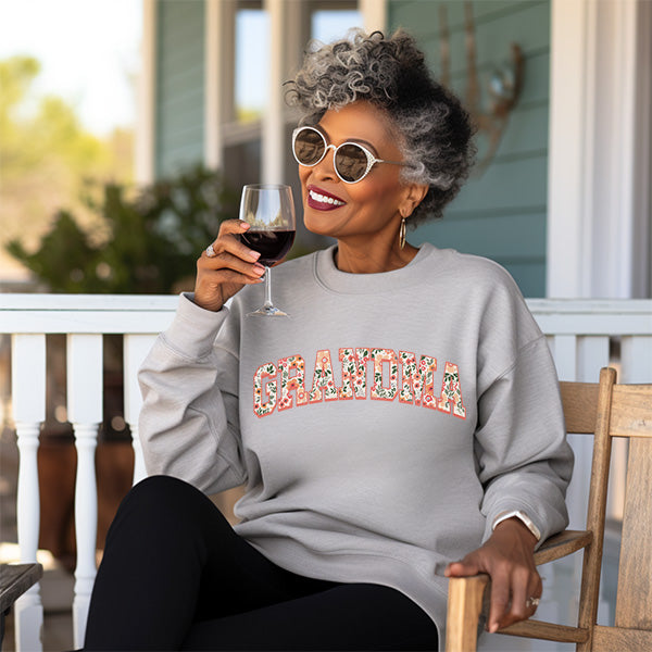 Keep grandma warm in her custom gift for mothers day. Make her feel special on any occasion with this sweatshirt. All SKUs.
