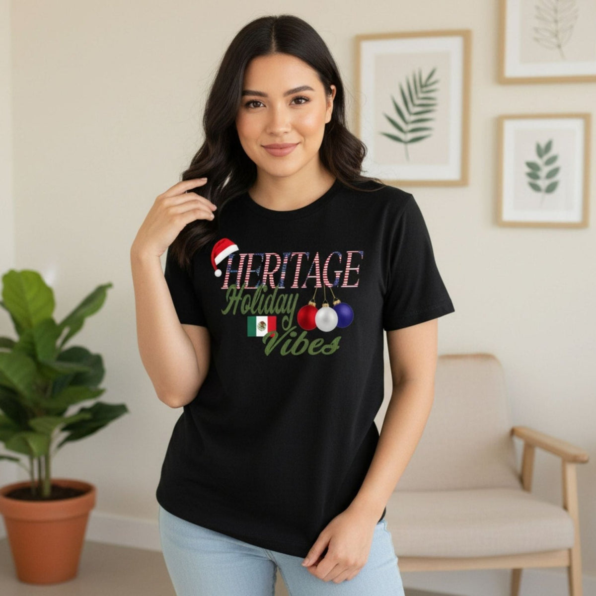 Cool and Custom Christmas Heritage Vibes Shirts and Sweatshirts for Heritage Appreciation - Gifts Are Blue