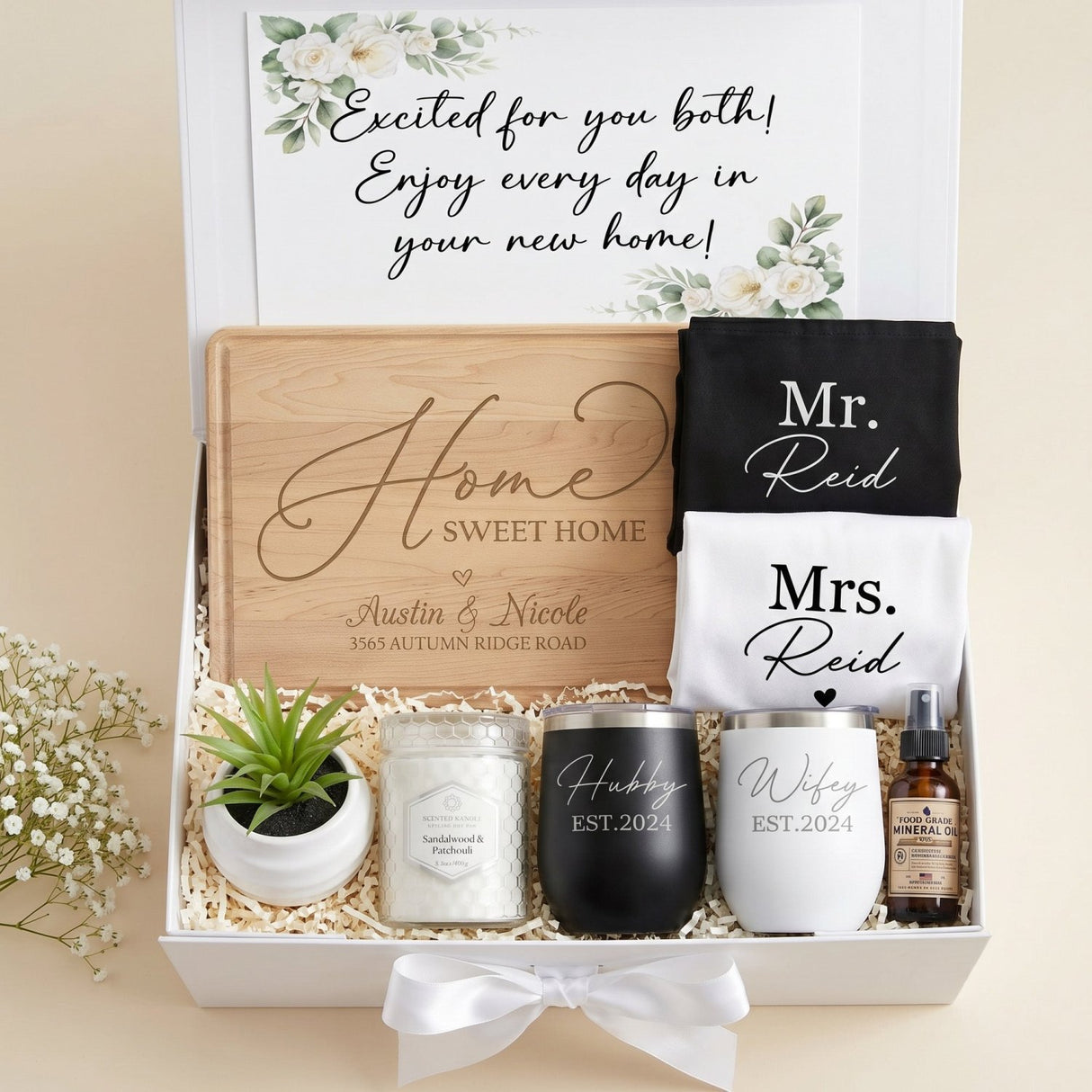 Happily Homemade Gift Box for Couples - Home Sweet Home Edition - Gifts Are Blue