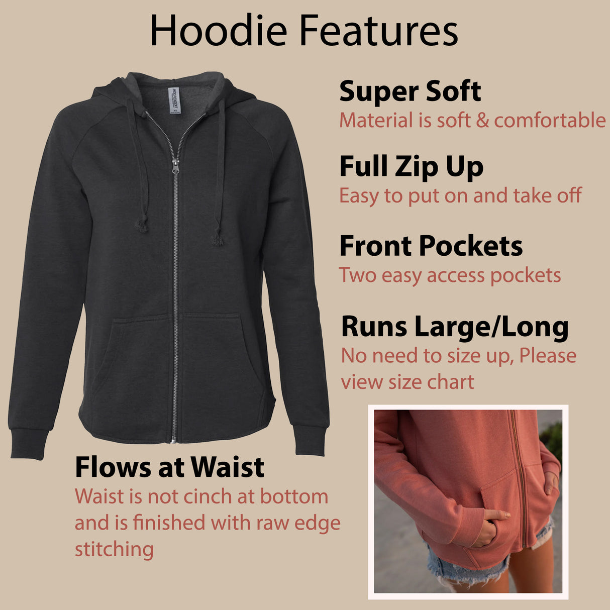 Hoodie details