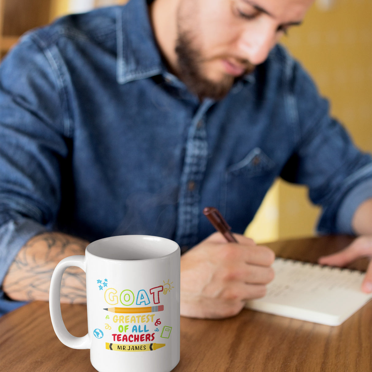 Cute teacher gift ideas. Fun teacher mug for teacher appreciation week. Cute gift ideas for teacher appreciation week.