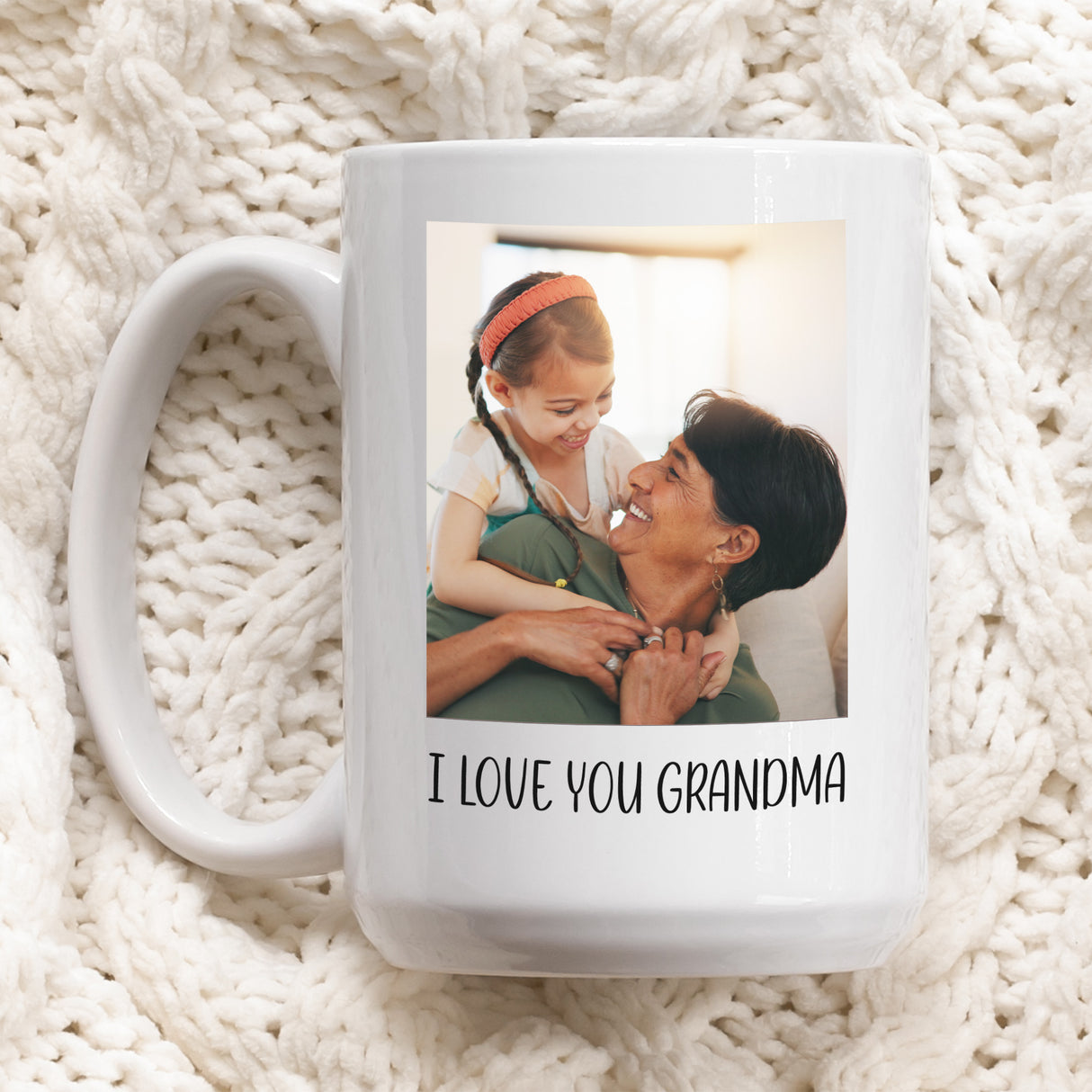 Personalized I Love You Mug for Grandma Custom Gift for Her Birthday or Special Occasion