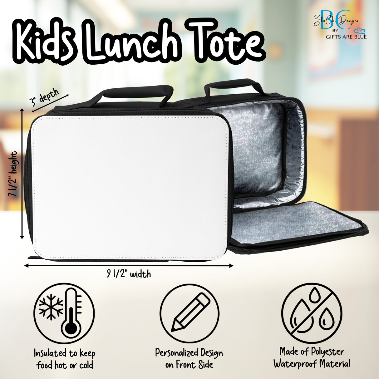 Coquette Water Bottle and Lunch Bag, Custom Back to School Gift for Girls