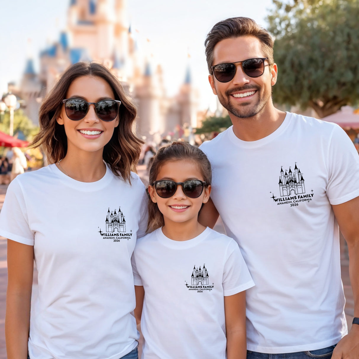Magical family vacation shirts for theme parks, designed for Orlando getaways, matching outfits, and group park fun.