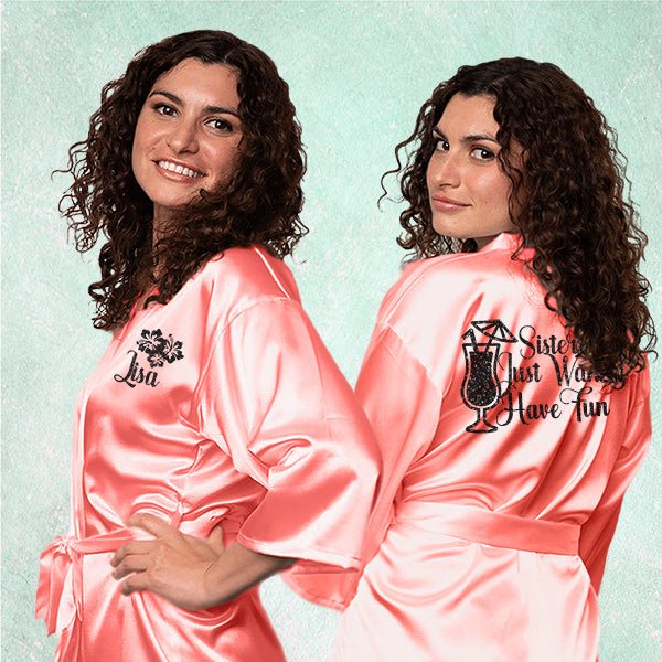 Leilani Template Personalized Robes for Summer with Custom Designs - Gifts Are Blue