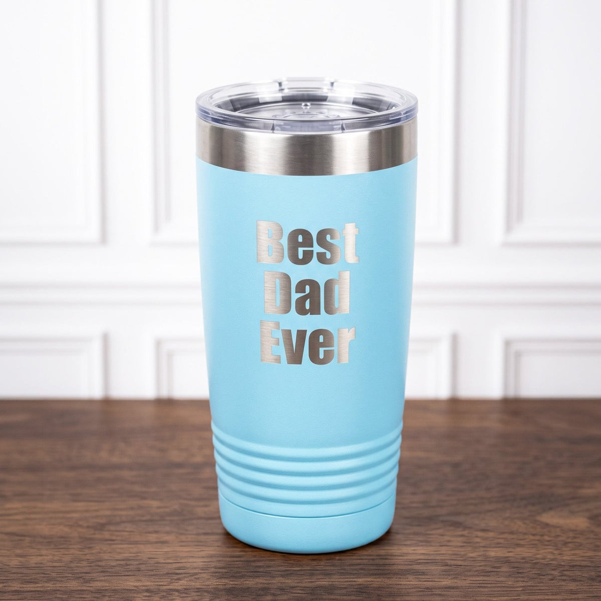 Best Dad Ever Engraved 20oz Polar Camel Tumbler with Gift Box - Gifts Are Blue