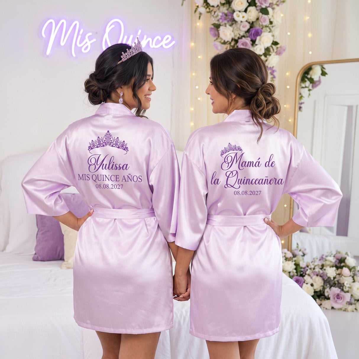 Classic Princess Quinceanera Robe Personalized, Quince Gift - Gifts Are Blue