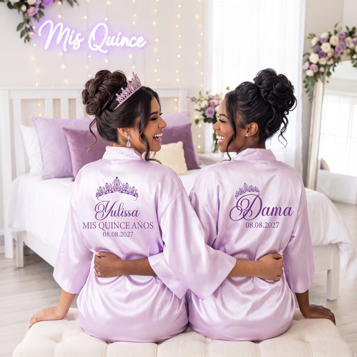 Classic Princess Quinceanera Robe Personalized, Quince Gift - Gifts Are Blue