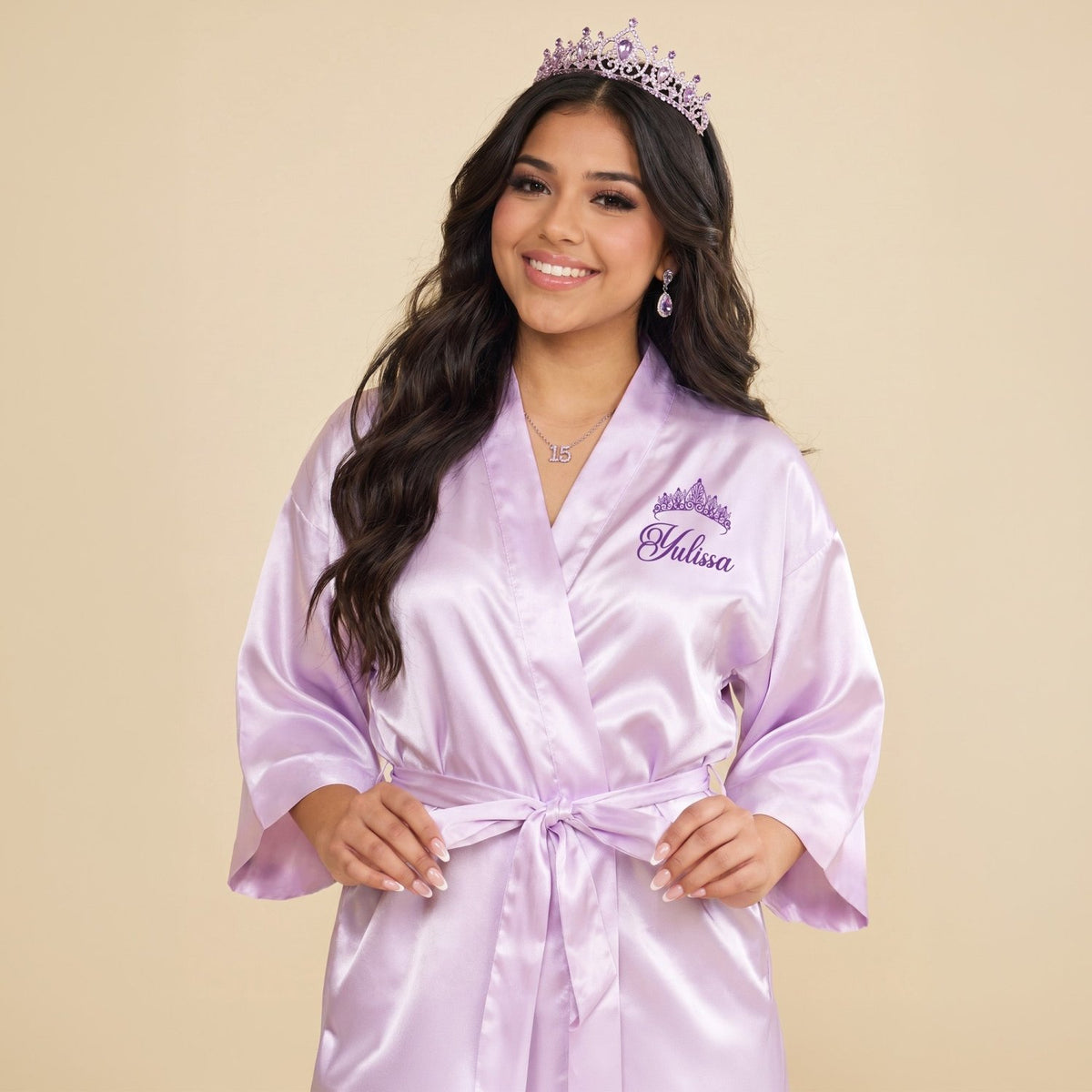 Classic Princess Quinceanera Robe Personalized, Quince Gift - Gifts Are Blue