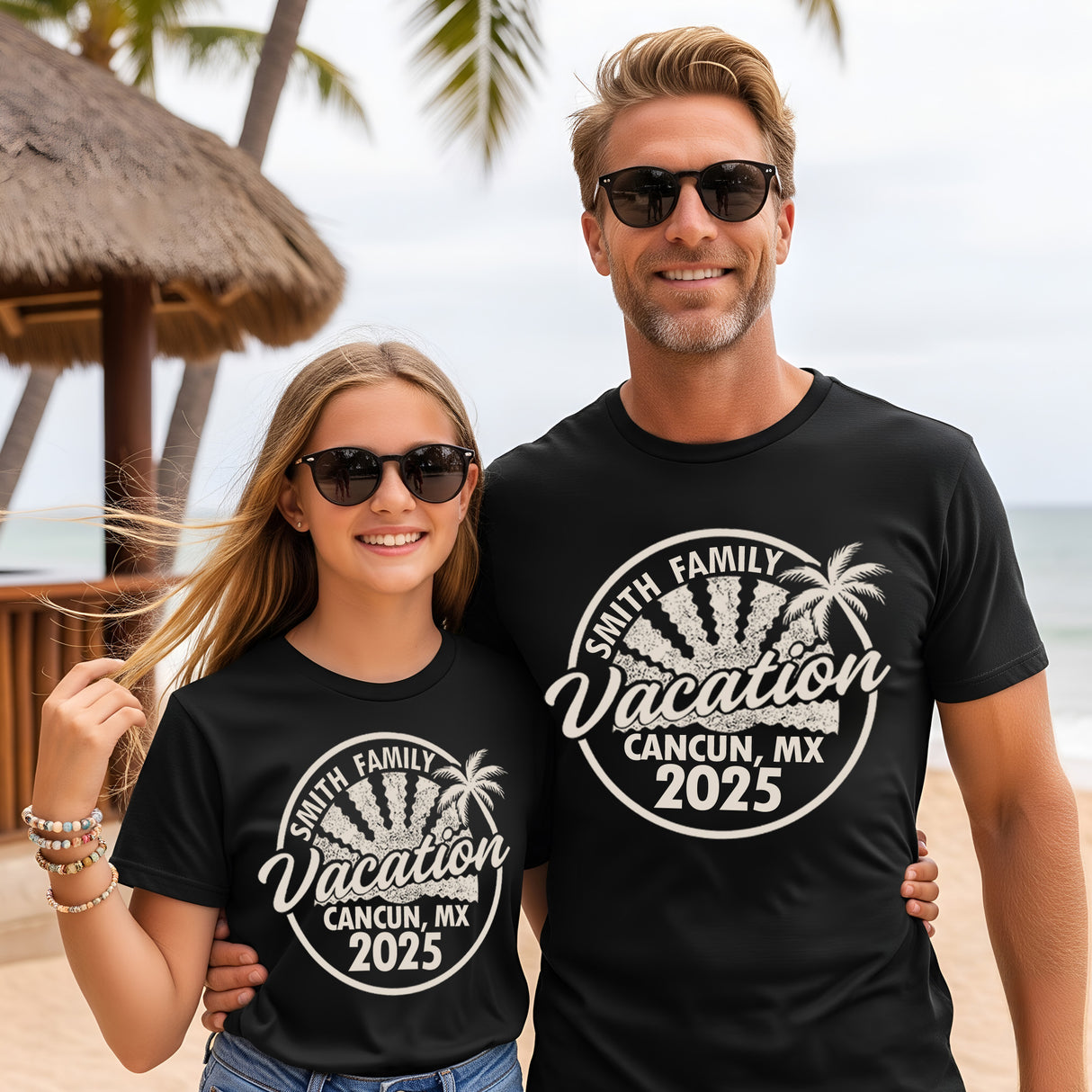 Personalized cruise or beach vacation shirts ideal for family reunions and family beach and cruise trips.