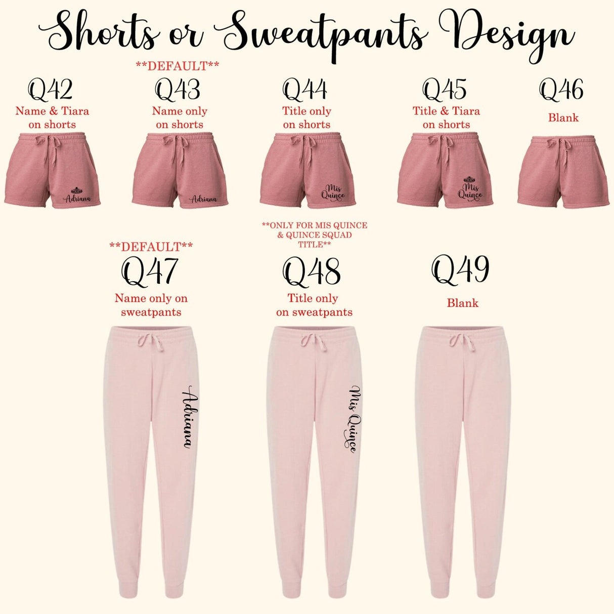 Personalized Mis Quince Años Two Piece Loungewear Set, Quinceañera Gift - Gifts Are Blue