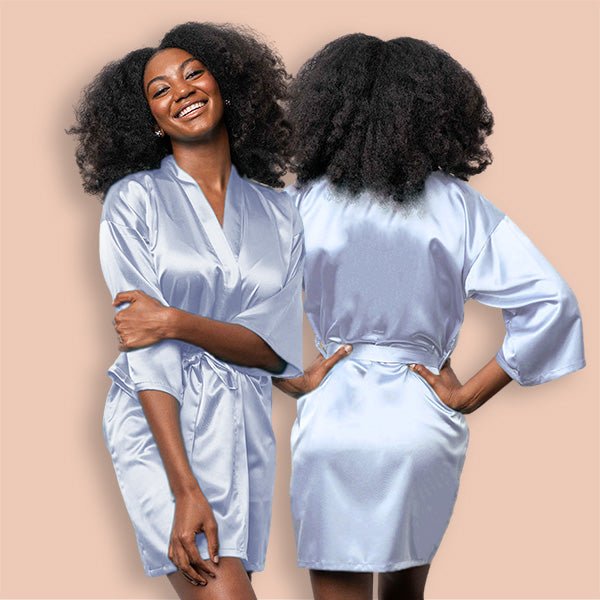 Astro Template Personalized Robe with Zodiac Sign for Women - Gifts Are Blue