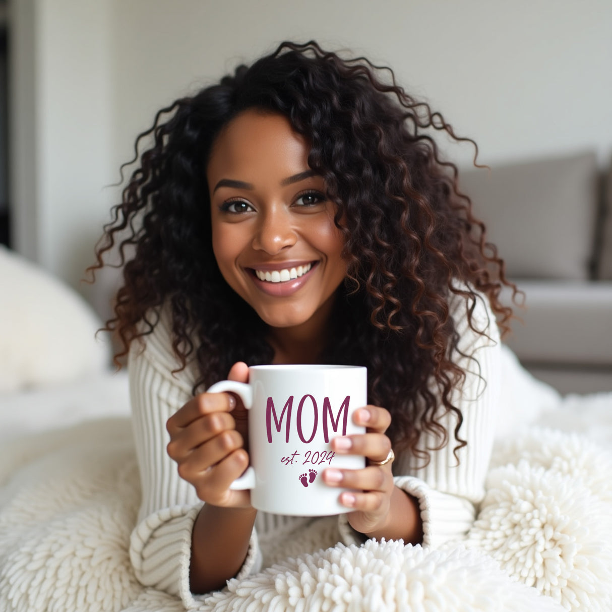 The perfect christmas or birthday gift for mom. Pregnancy gift for her.