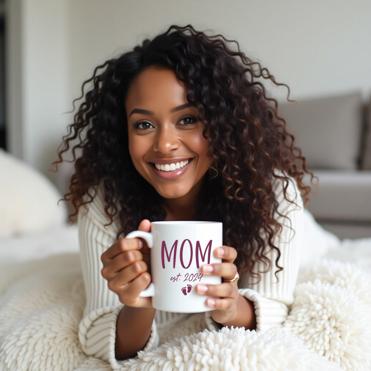 The perfect christmas or birthday gift for mom. Pregnancy gift for her.