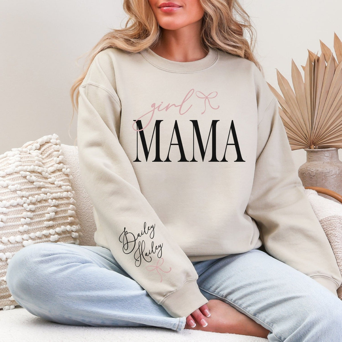 Thoughtful personalized gift for moms with kids names for Christmas or birthday gifts.
