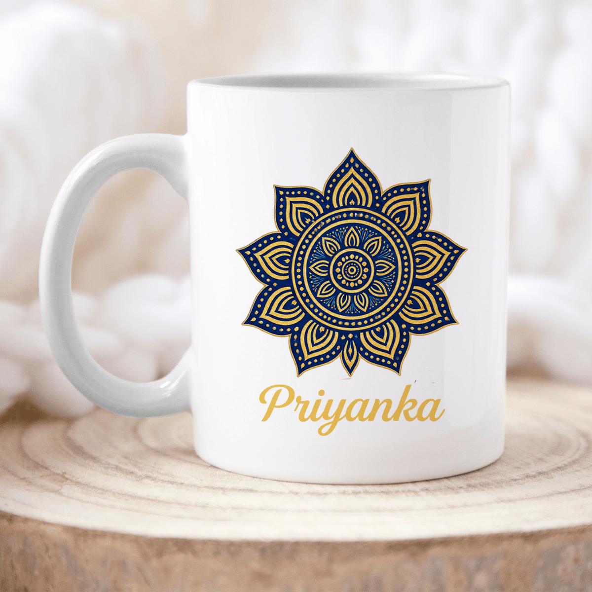 Personalized Diwali Mug with Name - Gifts Are Blue