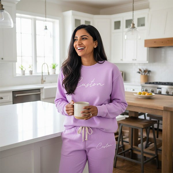 Custom Loungewear Set for Women, Men, Teens & Wedding Party - Gifts Are Blue