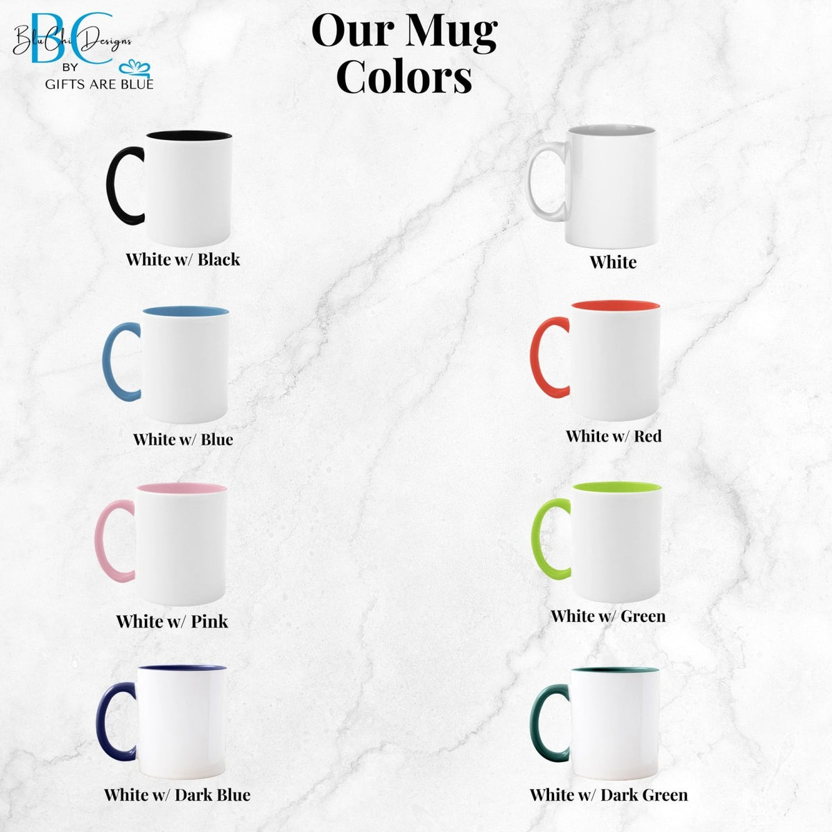 Minimalist Personalized Family Reunion Mug, Custom Matching Cups for Family Gathering Gifts - Gifts Are Blue