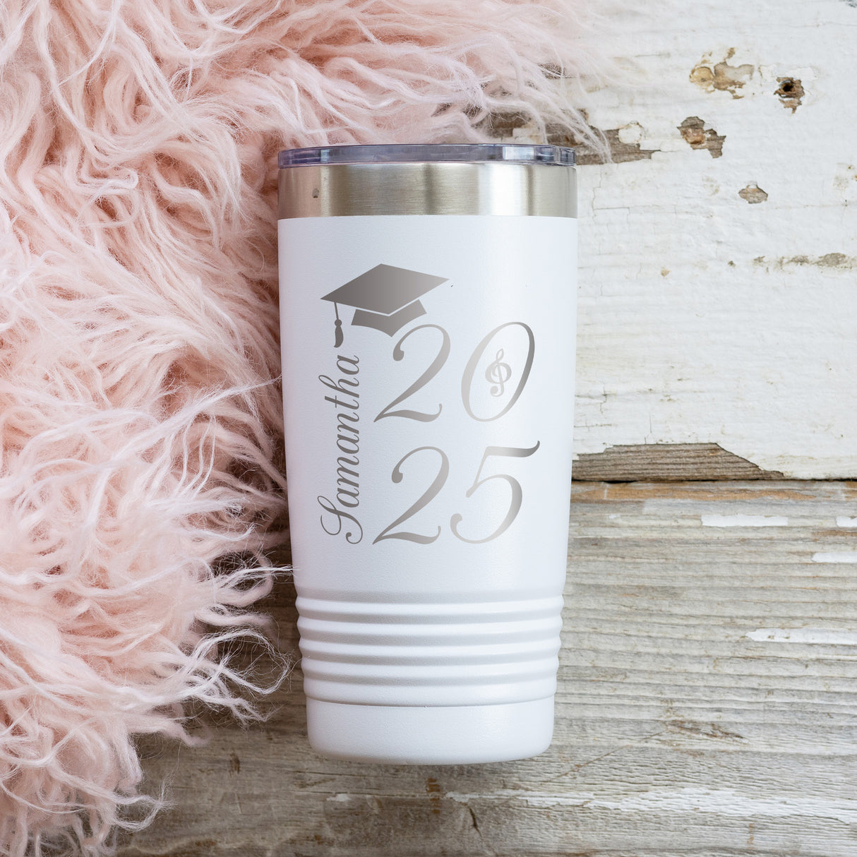 Customizable Class of 2025 senior gift for both high school and college graduates, perfect for a personal touch.