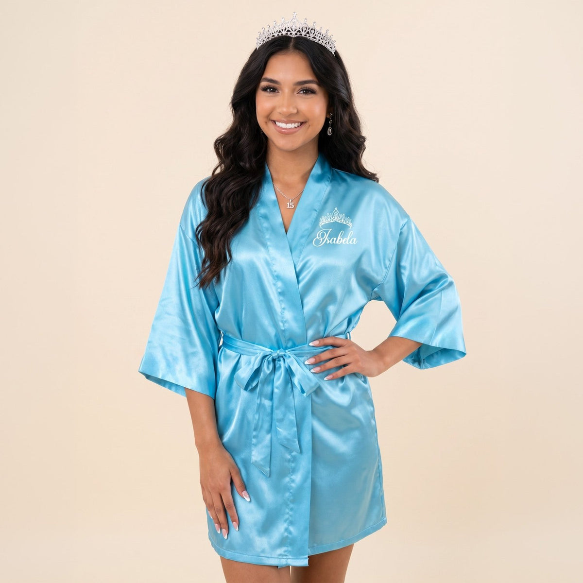 Classic Princess Quinceanera Robe Personalized, Quince Gift - Gifts Are Blue