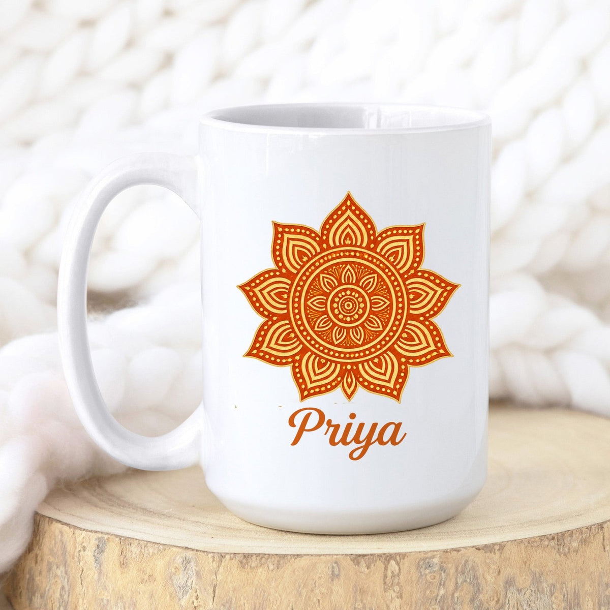 Personalized Diwali Mug with Name - Gifts Are Blue