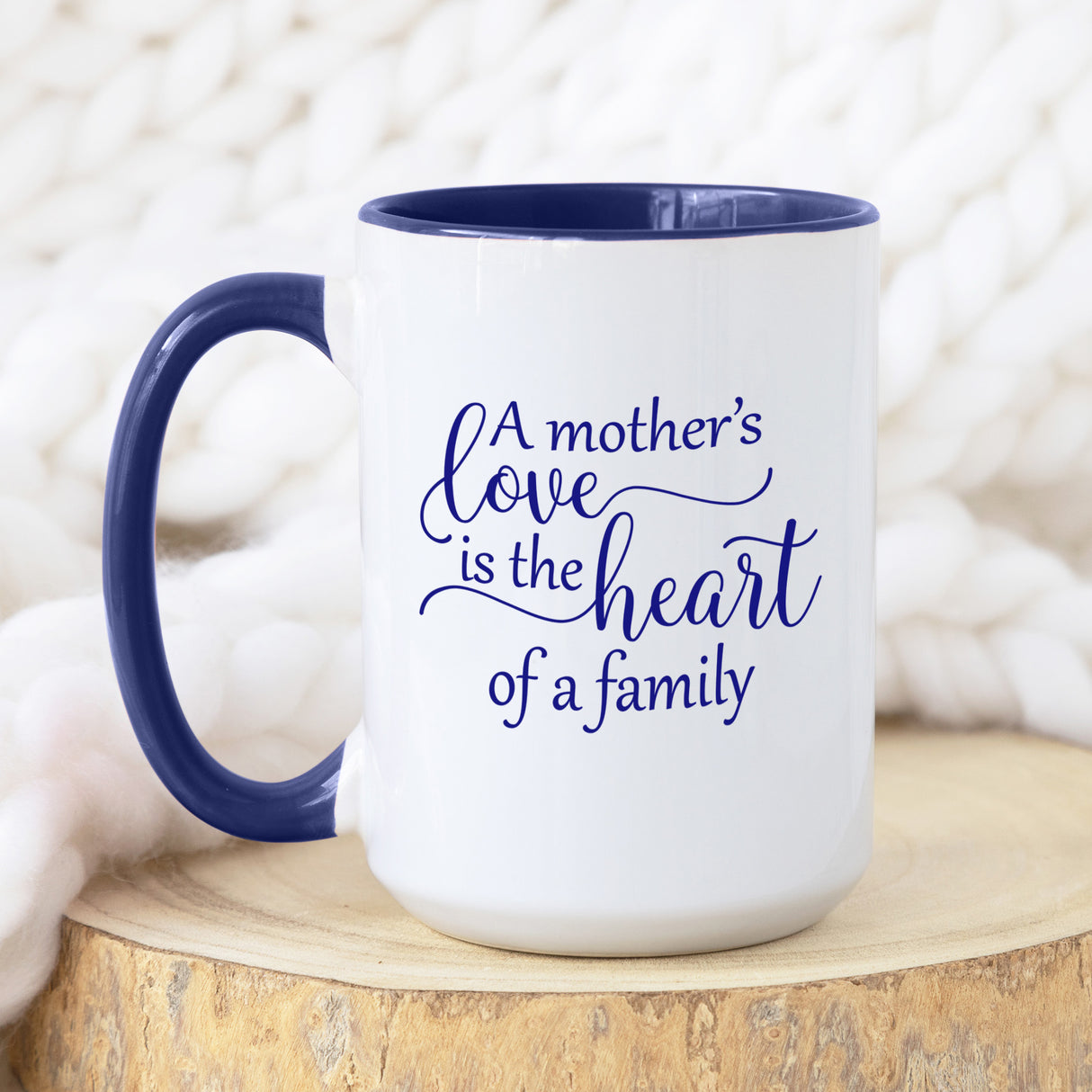 Mother’s Day coffee mug with heartfelt message, emotional gift for mom from children, sentimental present celebrating a mother’s love.