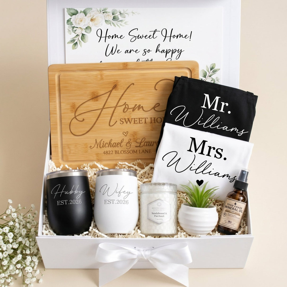 Happily Homemade Gift Box for Couples - Home Sweet Home Edition - Gifts Are Blue