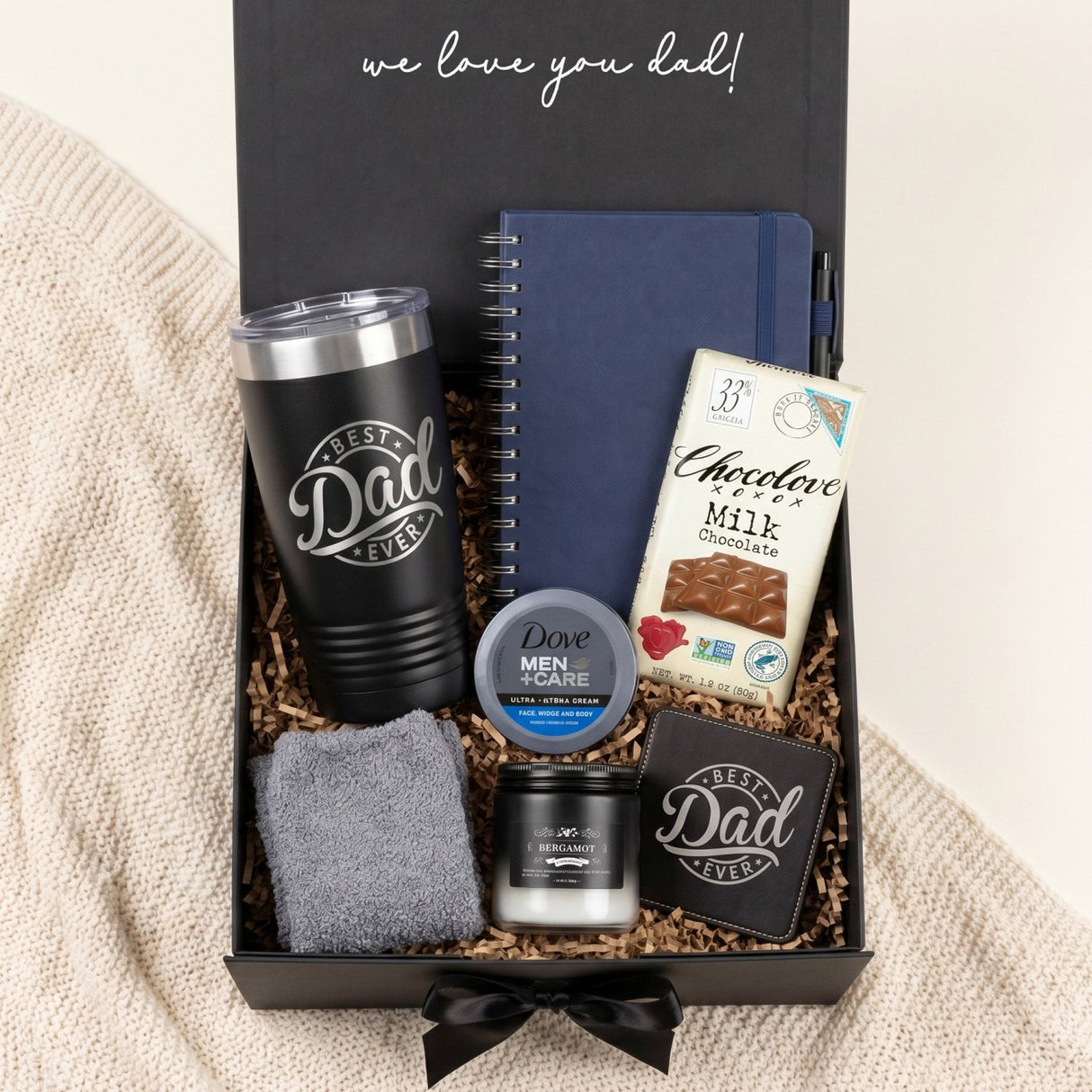 Relax & Recharge Gift Box for Men - the Essentials Edition - Gifts Are Blue