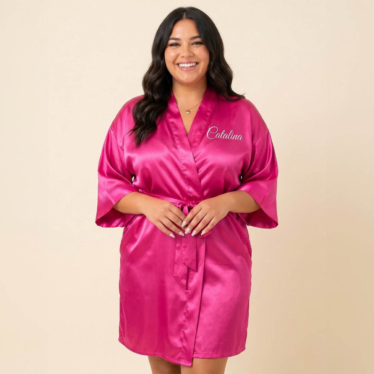 Personalized Bright Pink Robes for Women and Girls - Gifts Are Blue