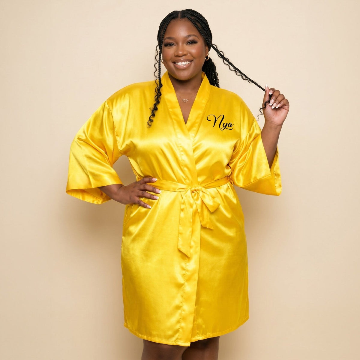 Personalized Yellow Gold Robes for Women and Girls - Gifts Are Blue