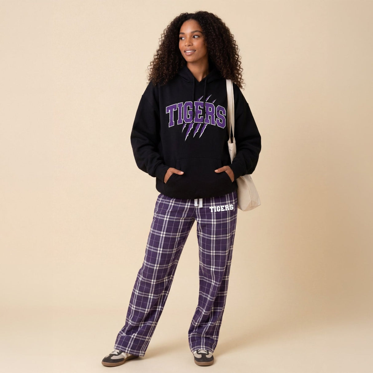 Custom College Pajama Pants for Women, Personalized PJ Pants for College Students - Gifts Are Blue