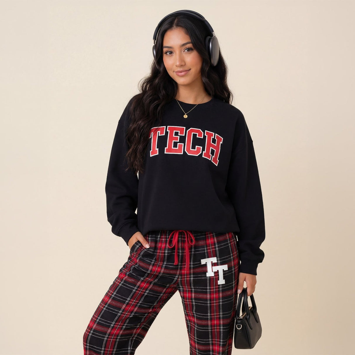 Custom College Pajama Pants for Women, Personalized PJ Pants for College Students - Gifts Are Blue