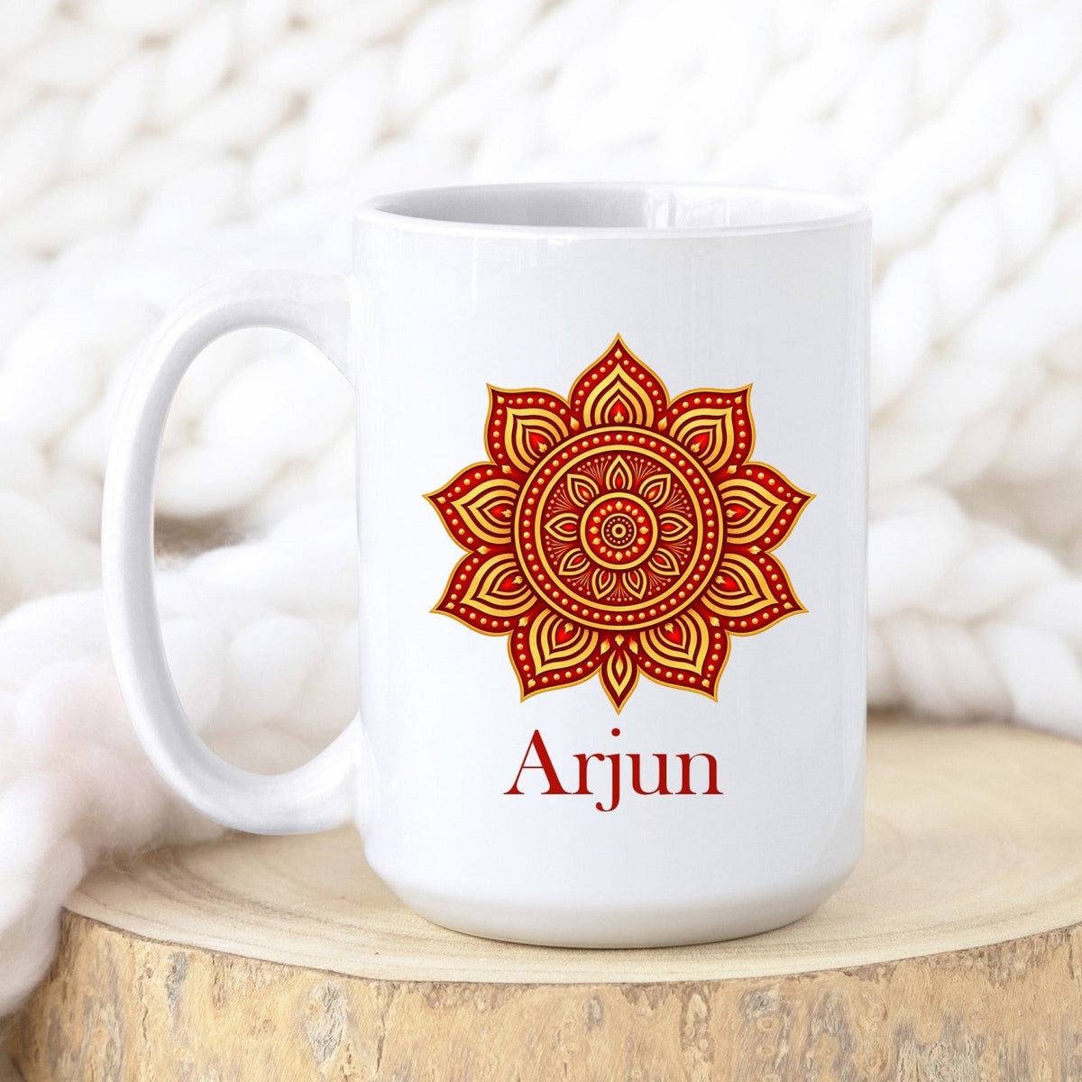 Personalized Diwali Mug with Name - Gifts Are Blue
