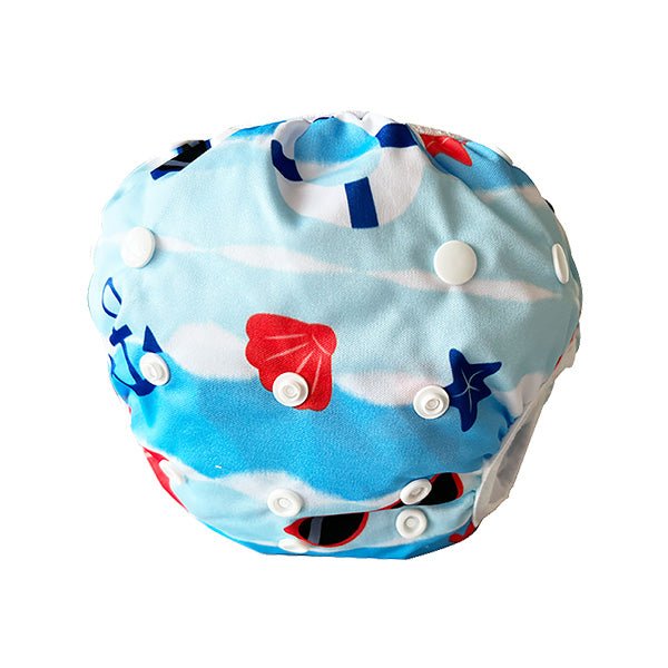 Leakproof Washable Reusable Swim Diapers For Kids 0 to 2 Years - Gifts Are Blue