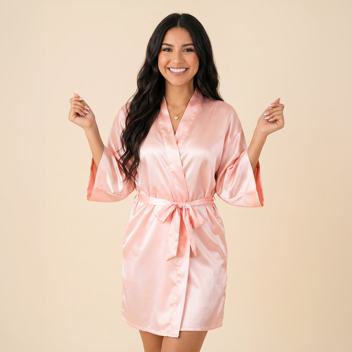 Womens Satin Robes, Sizes Small - 5XL