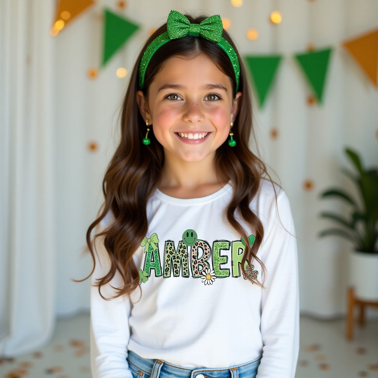 Adorable festive St patricks day shirts for kids.