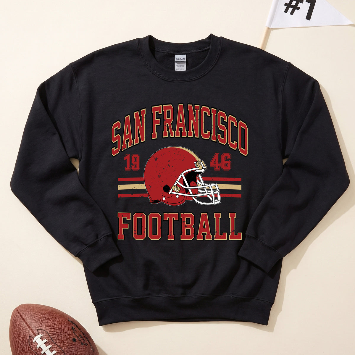 Football Team Sweatshirts, Game Day gifts for fans-Sizes S to 5XL