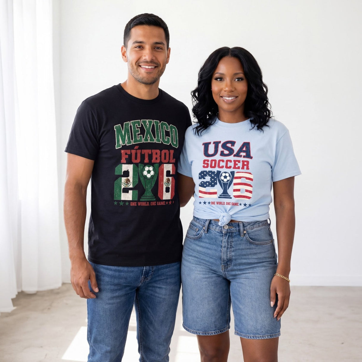 National Pride Soccer Tournament 2026 Shirts for Women, Men & Kids - Gifts Are Blue