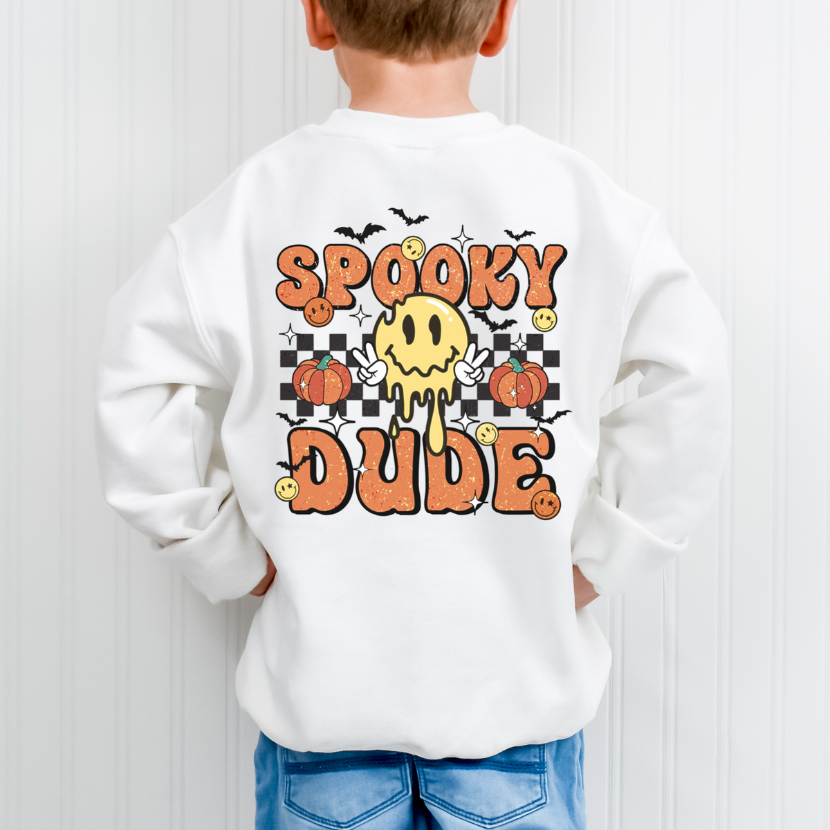 Spooky Dude Boys Halloween Sweatshirt