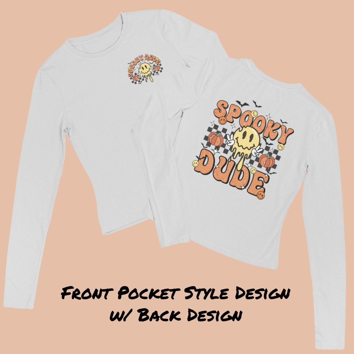 Spooky Dude Boys Halloween Sweatshirt - Gifts Are Blue